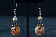 Fire Agate and Cloisonné 
